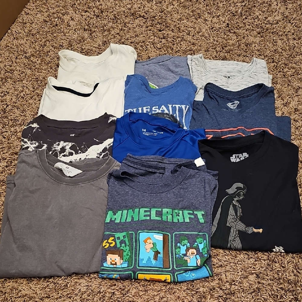 Minecraft Graphic Kids T-Shirt - Blue